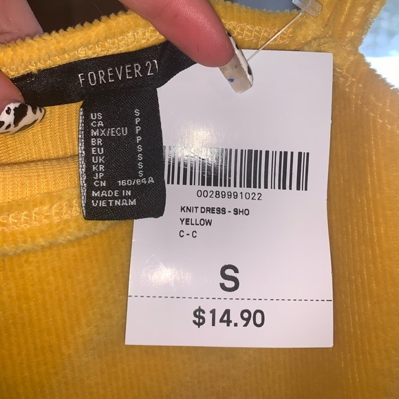 Yellow Tight Dress - Picture 3 of 3